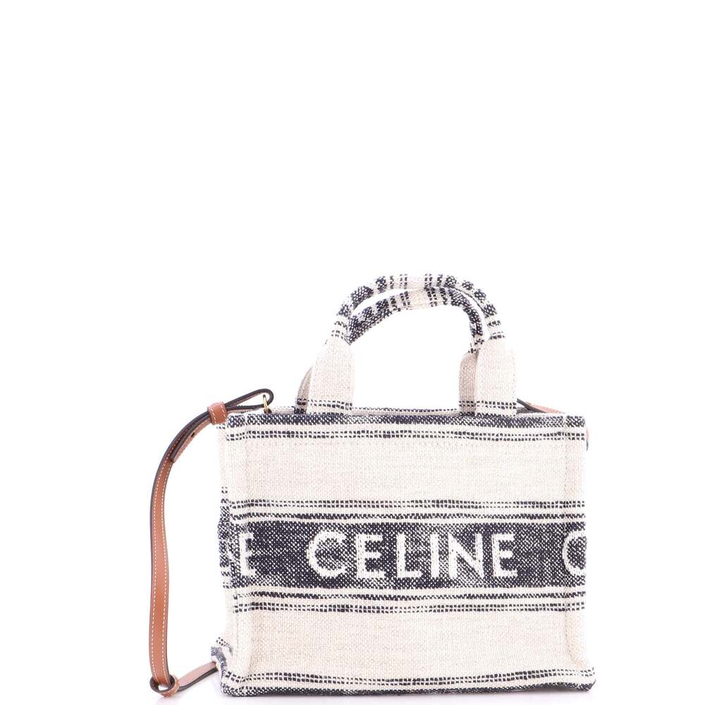 Celine Cabas Thais Tote Striped #234761C15B - Picture 2 of 13